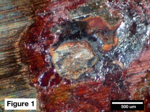 Analyzing corrosion on stainless steel using light and electron microscopy