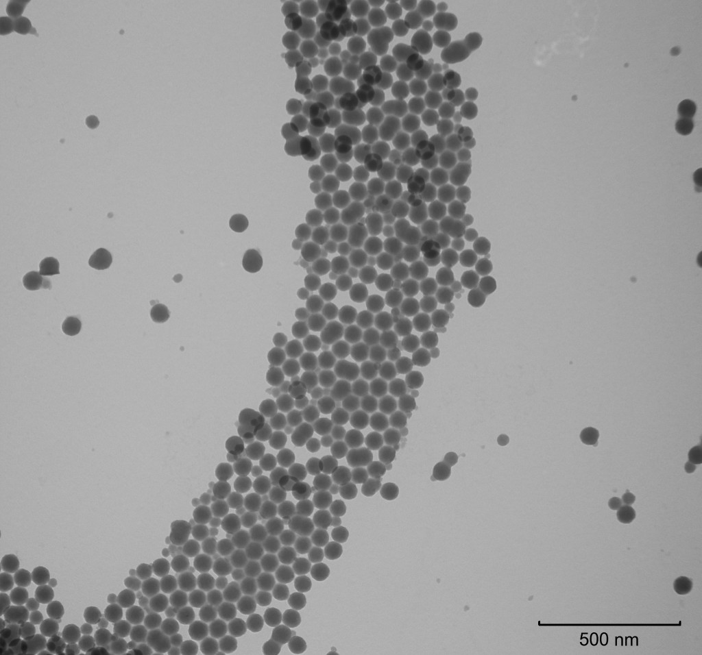 TEM imaging of nanoparticles